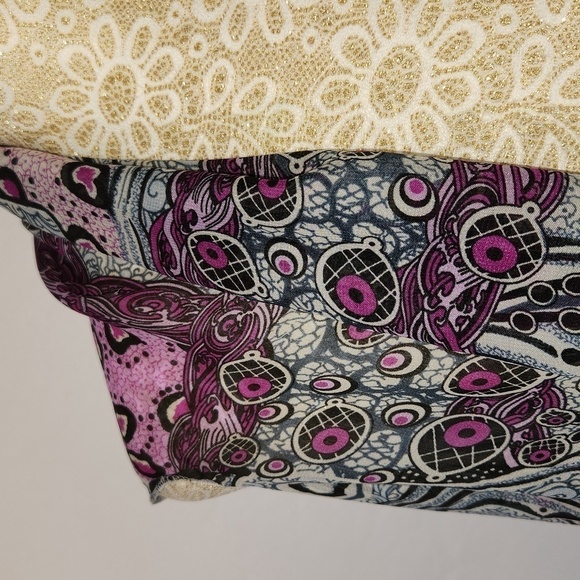 Accents by Lovello Sheer Chiffon Waterfall Front Sleeveless High Low Cardiagan - Picture 4 of 13